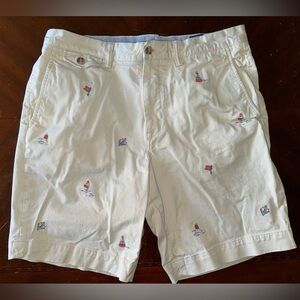 Polo Ralph Lauren Men’s Stretch Cotton Twill Shorts with Nautical Accents